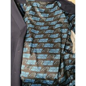Jos A Bank NFL Carolina PANTHERS Men's Navy Blue Blazer 44R